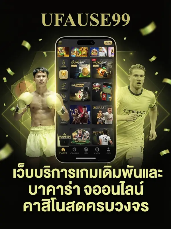 UFAUSE99 เว็บบริการเกมเดิมพันและบาคาร่าออนไลน์ คาสิโนสดครบวงจร